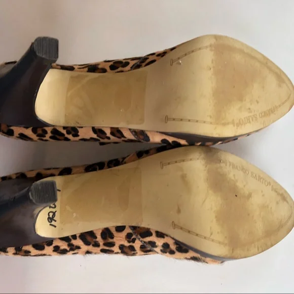 Franco Sarto Calf Hair heels Sz 5 1/2 - Picture 5 of 7